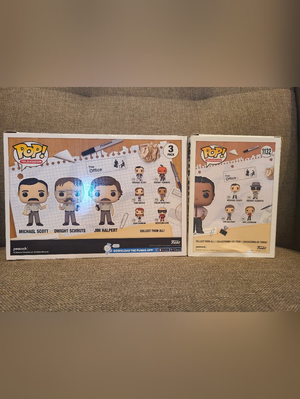 Funko POP! The Office "Utica Prank"  (Michael, Dwight & Jim) and Oscar Martinez - Picture 4 of 6
